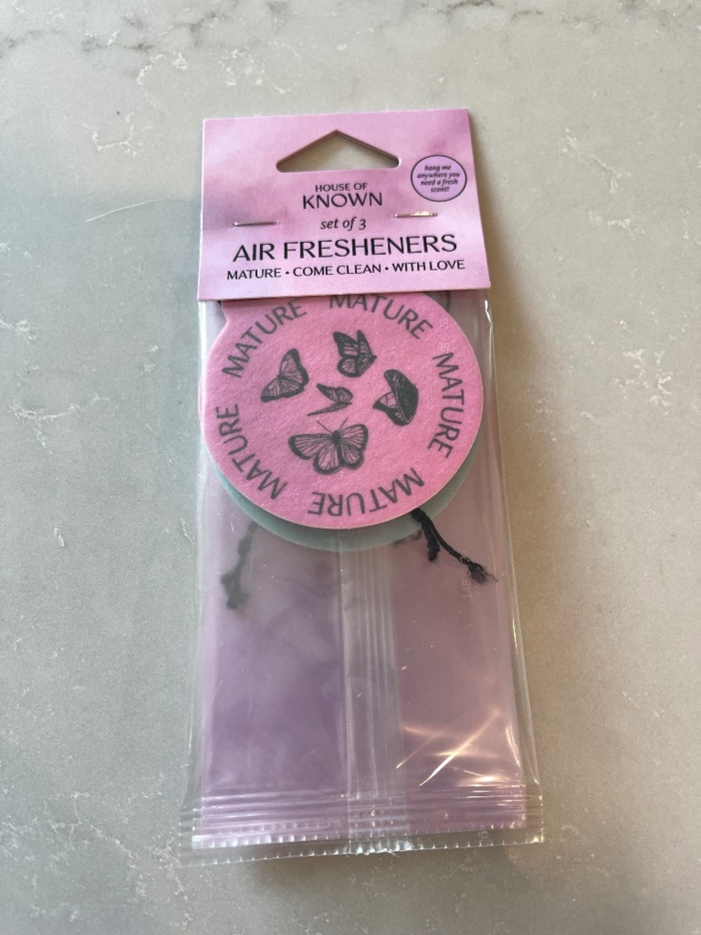 Hilary Duff House of Known Air Fresheners Set of 3 Lucky Me Tour VIP